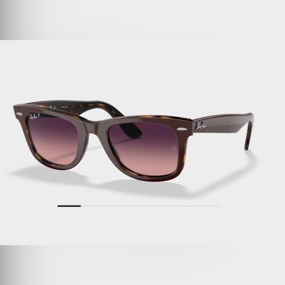 Ray-Ban Original Wayfarer Custom Tortoise with Polarized Lenses - Picture 3 of 12